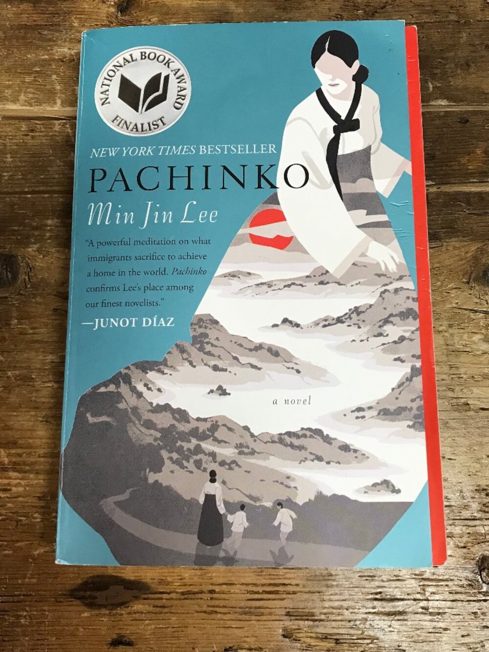 Panchinko a novel by Min Jin Lee Paper Back Book